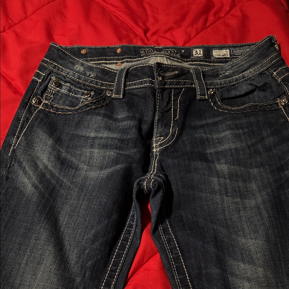 Miss Me Dark Indigo Boot Cut Jeans